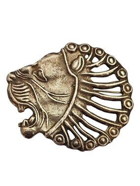 The Metropolitan Museum Of Art Lion Repro Brooch Signed, J64